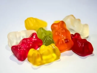 Colored Gummies representing Orphic Nutrition Apple Cider Vinegar Gummies (Our Review)